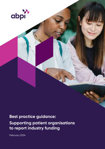 Best practice guidance: Supporting patient organisations to report industry funding