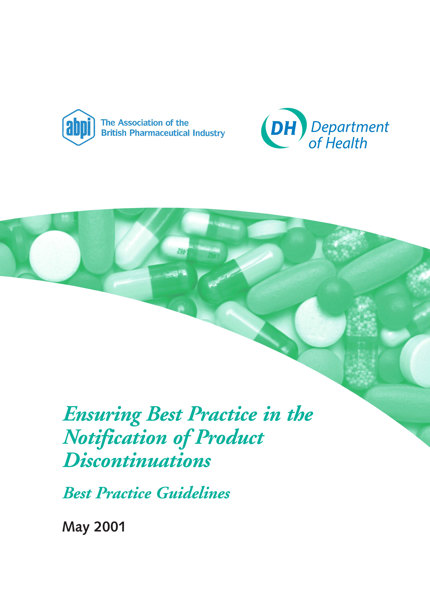 Ensuring best practice in the notifications of product discontinuation: Best practice guidelines