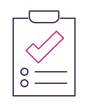 Clipboard with checkmark icon