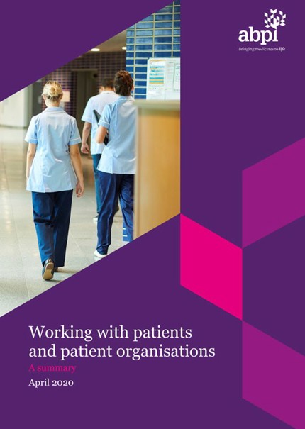 Working with patients and patient organisations - a summary