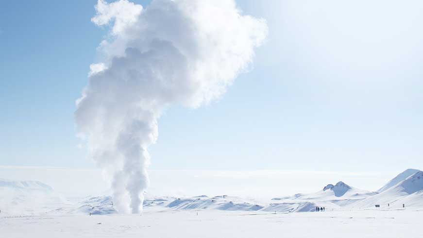 COP28 Geothermal Snow