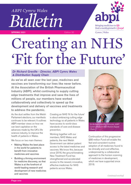 ABPI Cymru Wales Spring Bulletin 2021