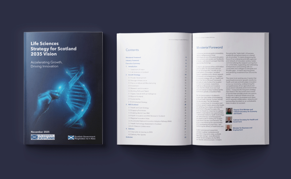 Life Sciences Scotland 2035 Vision 990X610