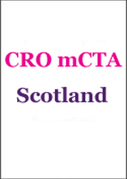 Clinical Research Organisation model Clinical Trial Agreement – Scotland
