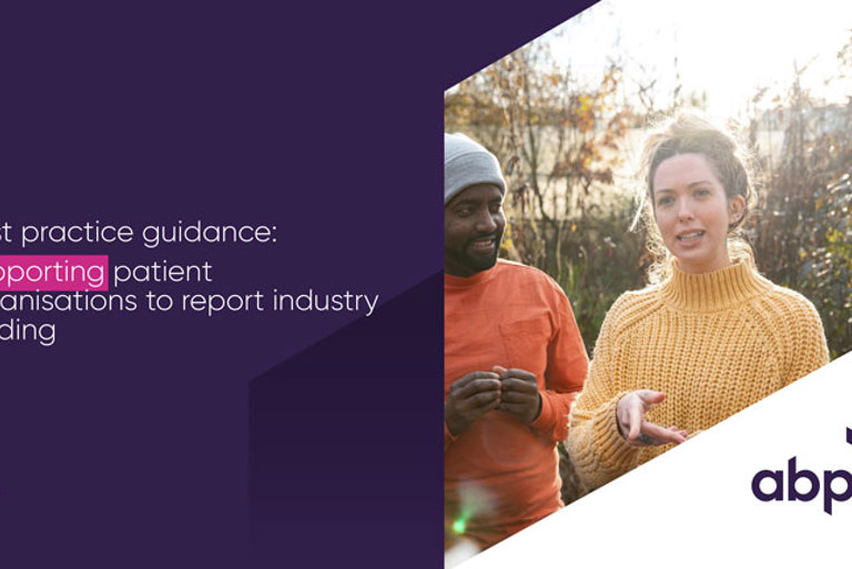 Best practice guidance: Supporting patient organisations to report industry funding