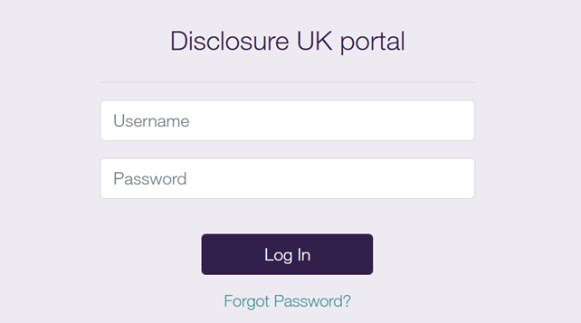 Login Disclosure Portal