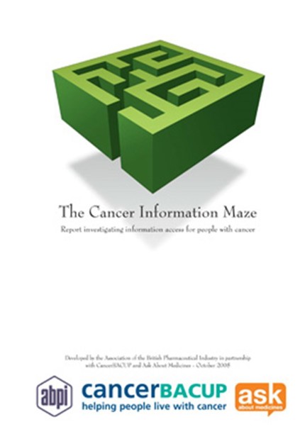 The cancer information maze