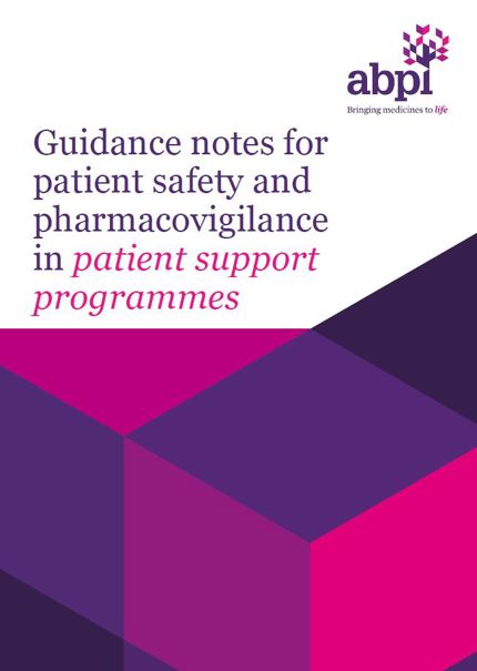 Guidance notes for patient safety and pharmacovigilance in patient support programmes