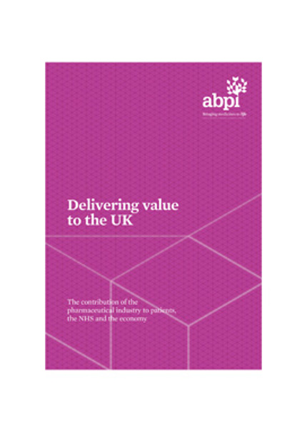 Delivering value to the UK: the contribution of the pharmaceutical industry to patients, the NHS and the economy