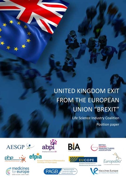 UK’s Exit from the European Union: Brexit Life Science Industry Coalition Position Paper