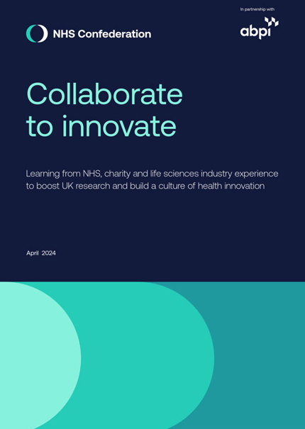 NHS Confed 2024 Collaborate to innovate