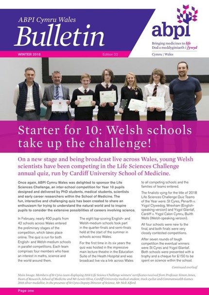 ABPI Cymru Wales Winter Bulletin 2019