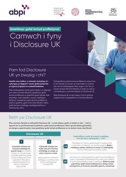 Disclosure Uk Hcp Leaflet 2023 Cymraeg